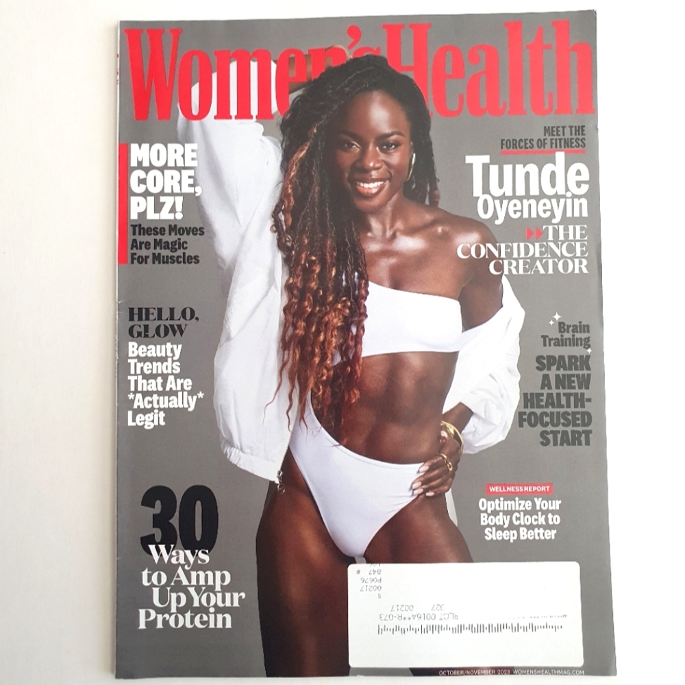 Women's Health Magazine October/November, 2023 Tunde Oyeneyin